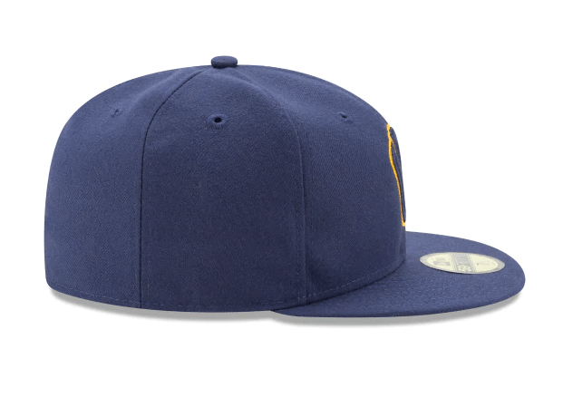 Milwaukee Brewers Authentic Collection 59Fifty Fitted Alt 2 Hat Official Team Hat Sports Fan Cap Official NFL Team Hat Football Fan Cap