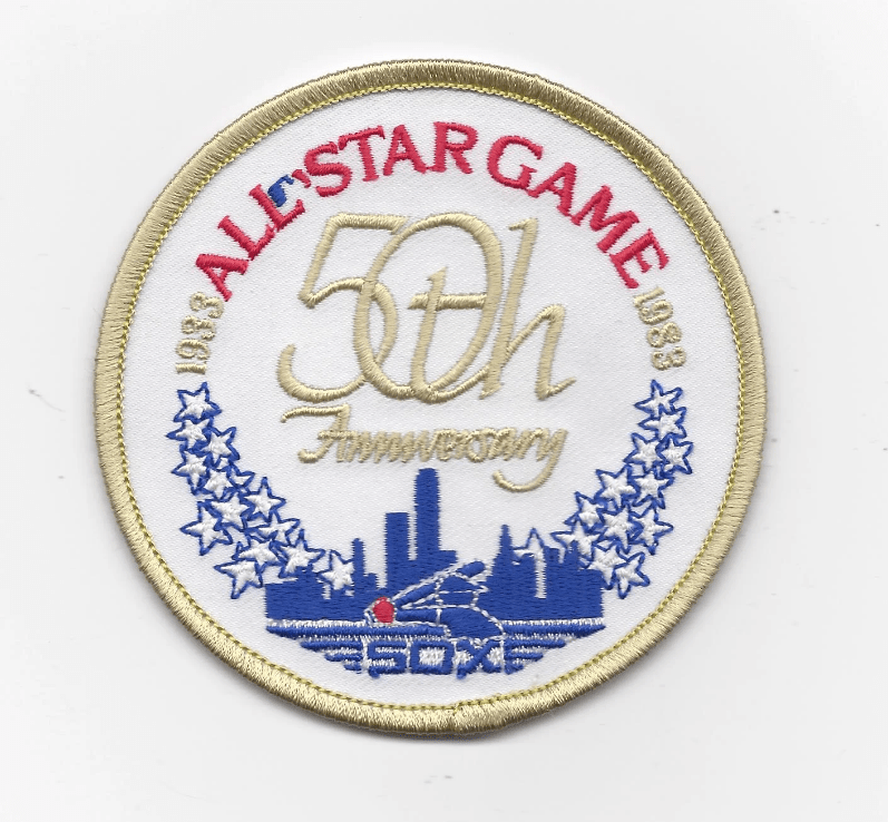 Chicago White Sox 50th Anniversary All Star Game Alternate Jersey Sleeve Patch Official Team Jersey Sports Fan Apparel Official NFL Team Jersey