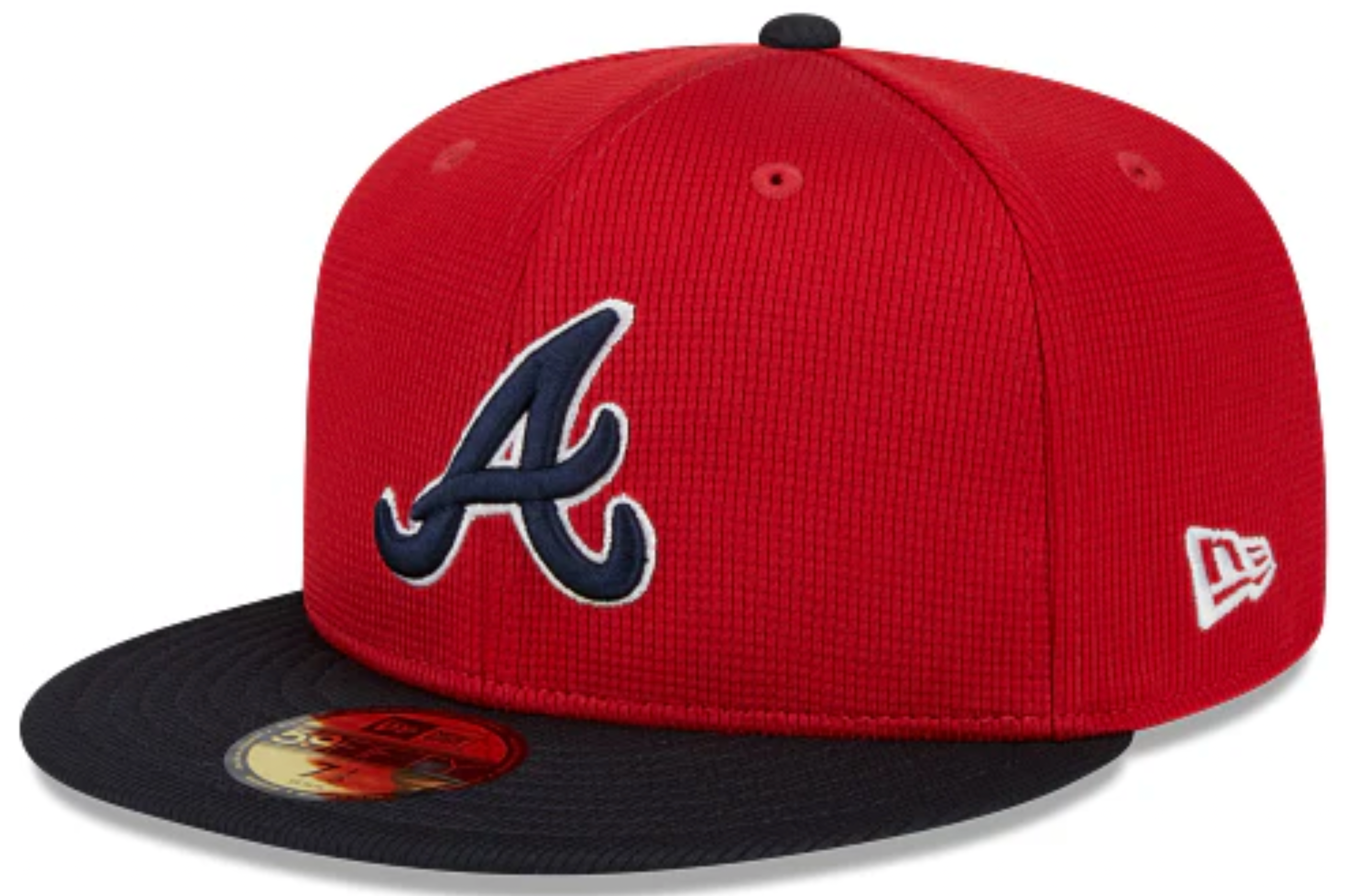 Atlanta Braves New Era Red Navy 2025 Spring Training 59FIFTY Fitted Hat Official Team Hat Sports Fan Cap Official NFL Team Hat Football Fan Cap