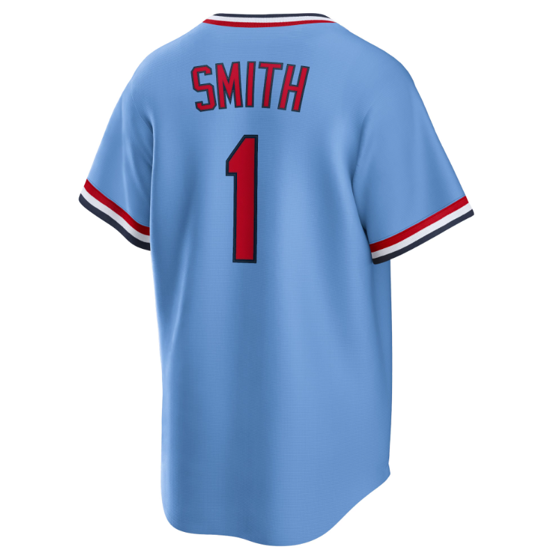 Ozzie Smith St Louis Cardinals Nike Road Cooperstown Collection Player Jersey - Light Blue Official Team Jersey Sports Fan Apparel Official NFL Team