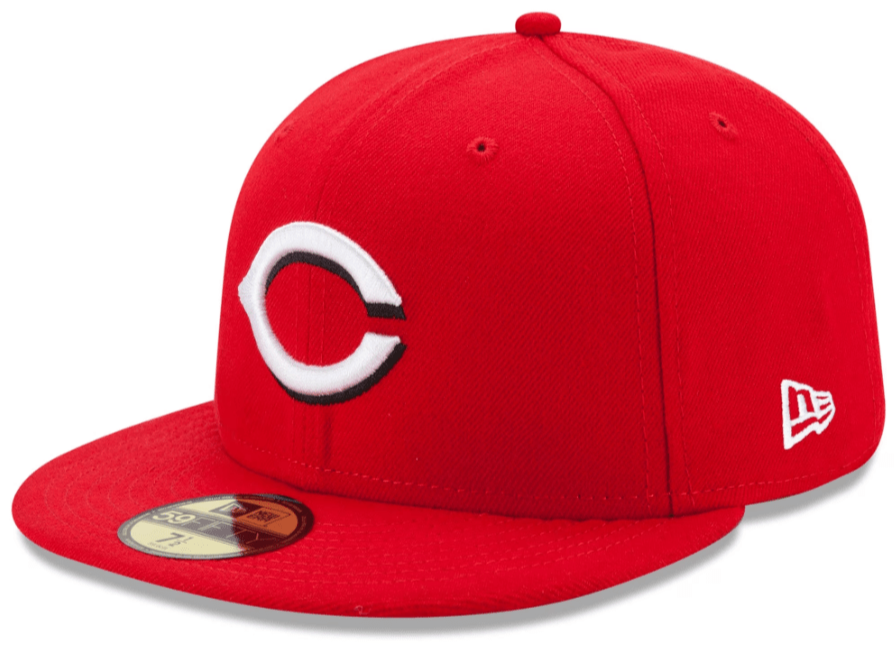 Men s Cincinnati Reds New Era Red Home Authentic Collection On-Field 59FIFTY Fitted Hat Official Team Hat Sports Fan Cap Official NFL Team Hat