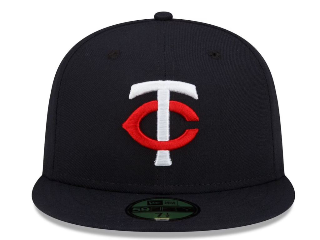Men s Minnesota Twins New Era Navy Authentic Collection Home 59FIFTY Fitted Hat Official Team Hat Sports Fan Cap Official NFL Team Hat Football Fan