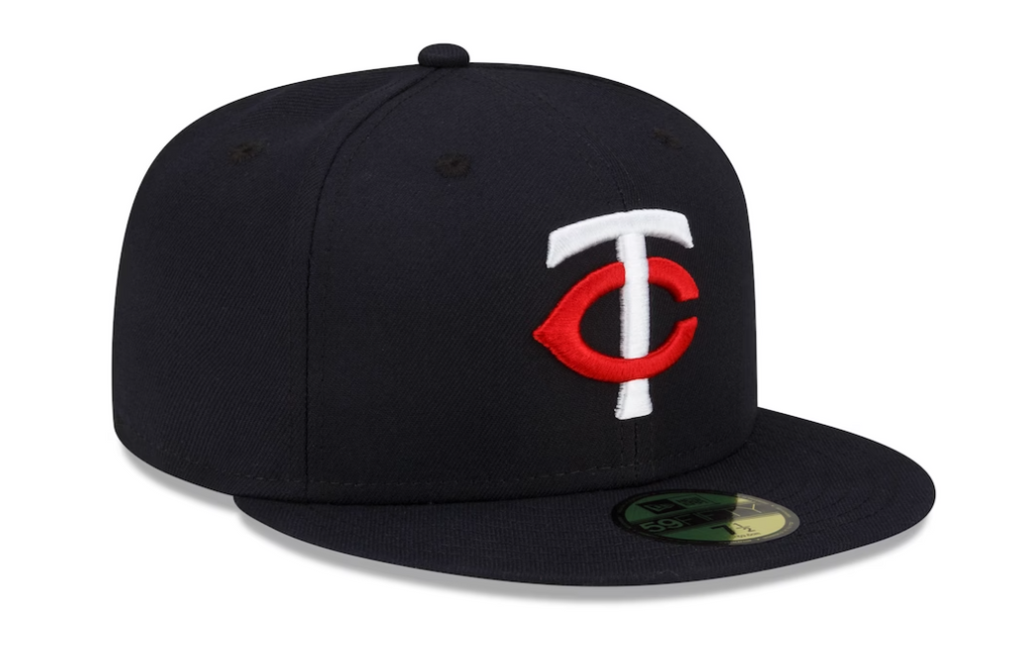 Men s Minnesota Twins New Era Navy Authentic Collection Home 59FIFTY Fitted Hat Official Team Hat Sports Fan Cap Official NFL Team Hat Football Fan