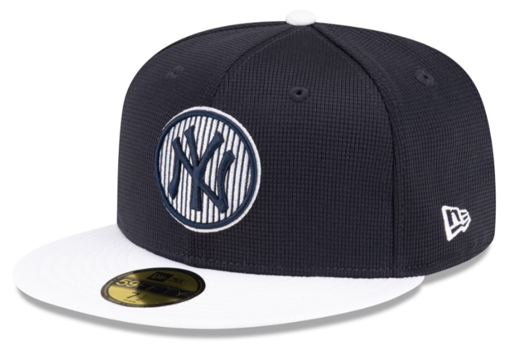 Men s New York Yankees New Era Navy 2024 Batting Practice 59FIFTY Fitted Hat Official Team Hat Sports Fan Cap Official NFL Team Hat Football Fan Cap