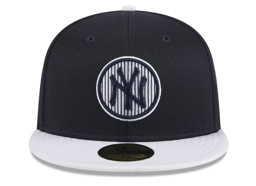 Men s New York Yankees New Era Navy 2024 Batting Practice 59FIFTY Fitted Hat Official Team Hat Sports Fan Cap Official NFL Team Hat Football Fan Cap