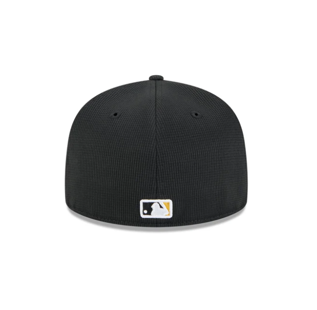 Pittsburgh Pirates New Era Black 2025 Spring Training 59FIFTY Fitted Hat Official Team Hat Sports Fan Cap Official NFL Team Hat Football Fan Cap