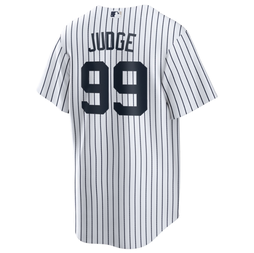 Men s Aaron Judge New York Yankees Nike Home White Replica Jersey With Name Official Team Jersey Sports Fan Apparel Official NFL Team Jersey Football