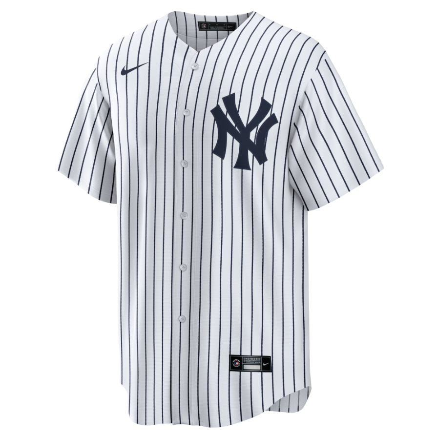 Men s Aaron Judge New York Yankees Nike Home White Replica Jersey With Name Official Team Jersey Sports Fan Apparel Official NFL Team Jersey Football