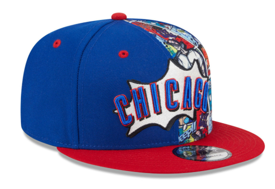 Chicago Cubs New Era 2025 Diamond Hero Royal Red 9FIFTY Snapback Hat Official Team Hat Sports Fan Cap Official NFL Team Hat Football Fan Cap