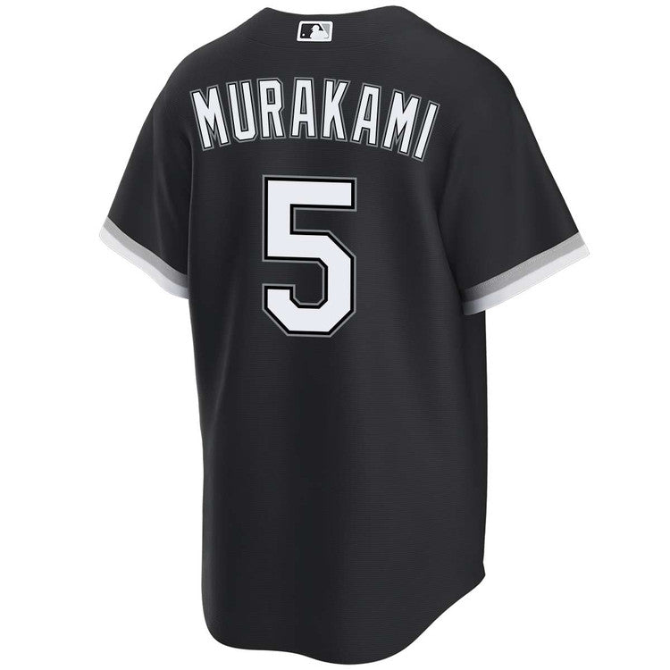 Men s Munetaka Murakami Chicago White Sox NIKE Replica Black Alternate Jersey Official Team Jersey Sports Fan Apparel Official NFL Team Jersey