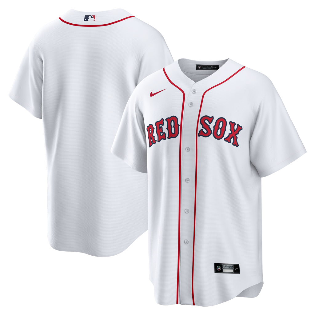 Men s Boston Red Sox Nike White Home Replica Team Jersey Official Team Jersey Sports Fan Apparel Official NFL Team Jersey Football Fan Apparel