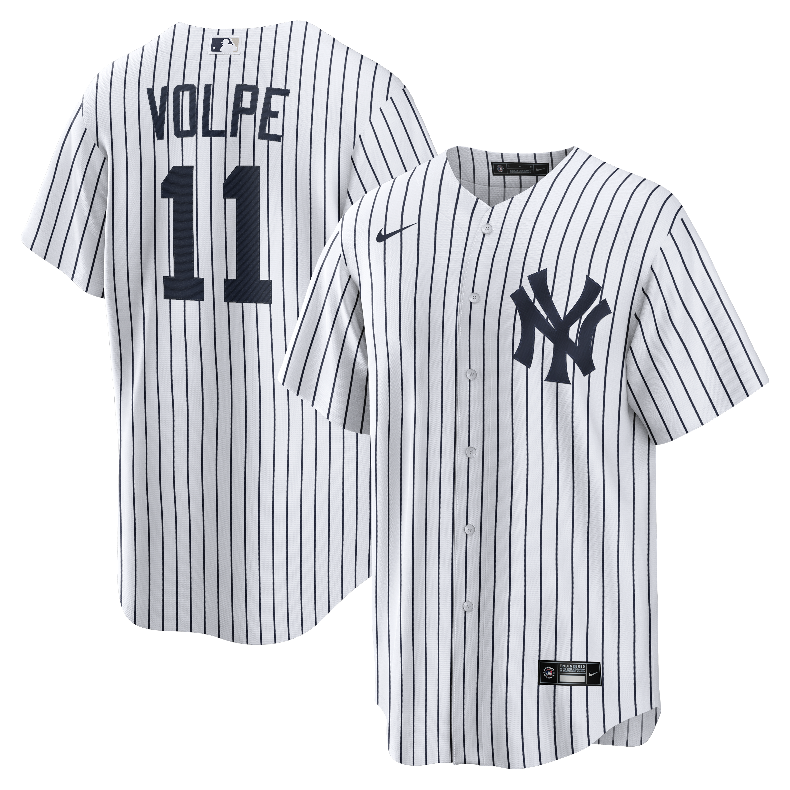Men s Anthony Volpe New York Yankees Nike Home White Replica Jersey Official Team Jersey Sports Fan Apparel Official NFL Team Jersey Football Fan