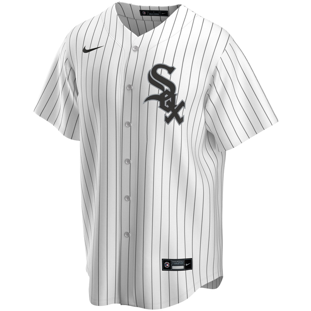 NIKE Men s Yoan Moncada Chicago White Sox White Home Replica Jersey Official Team Jersey Sports Fan Apparel Official NFL Team Jersey Football Fan