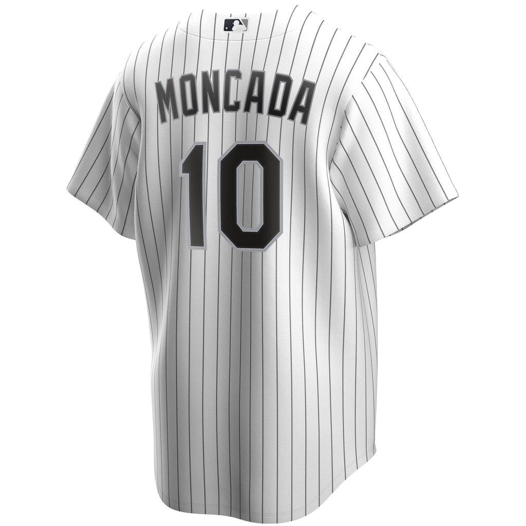 NIKE Men s Yoan Moncada Chicago White Sox White Home Replica Jersey Official Team Jersey Sports Fan Apparel Official NFL Team Jersey Football Fan