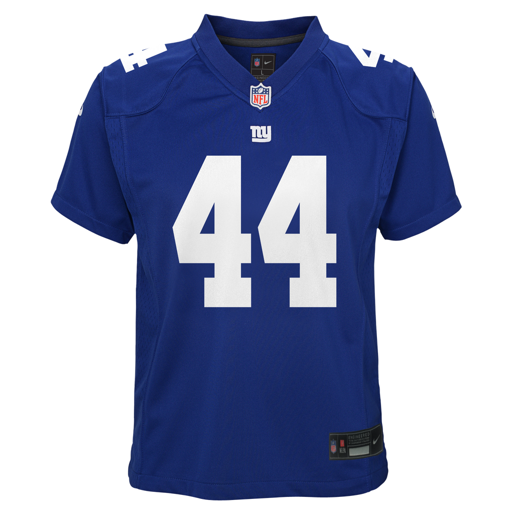 Youth Cam Skattebo New York Giants Home Royal Blue Nike Game Jersey