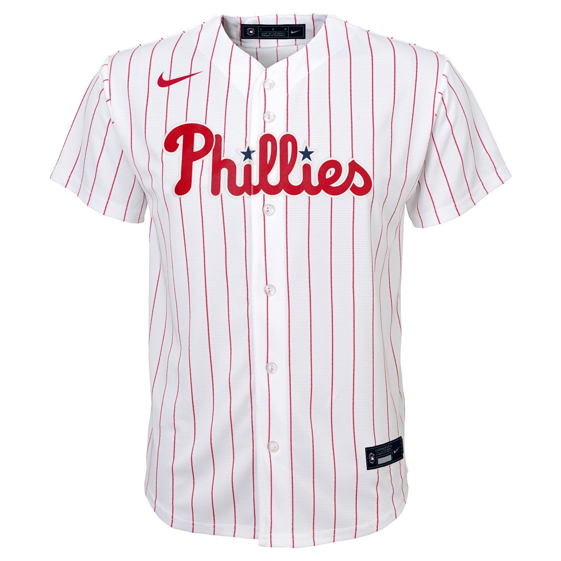 Bryce Harper Philadelphia Phillies Youth NIKE Home Screen Print Replica Jersey Official Team Jersey Sports Fan Apparel Official NFL Team Jersey