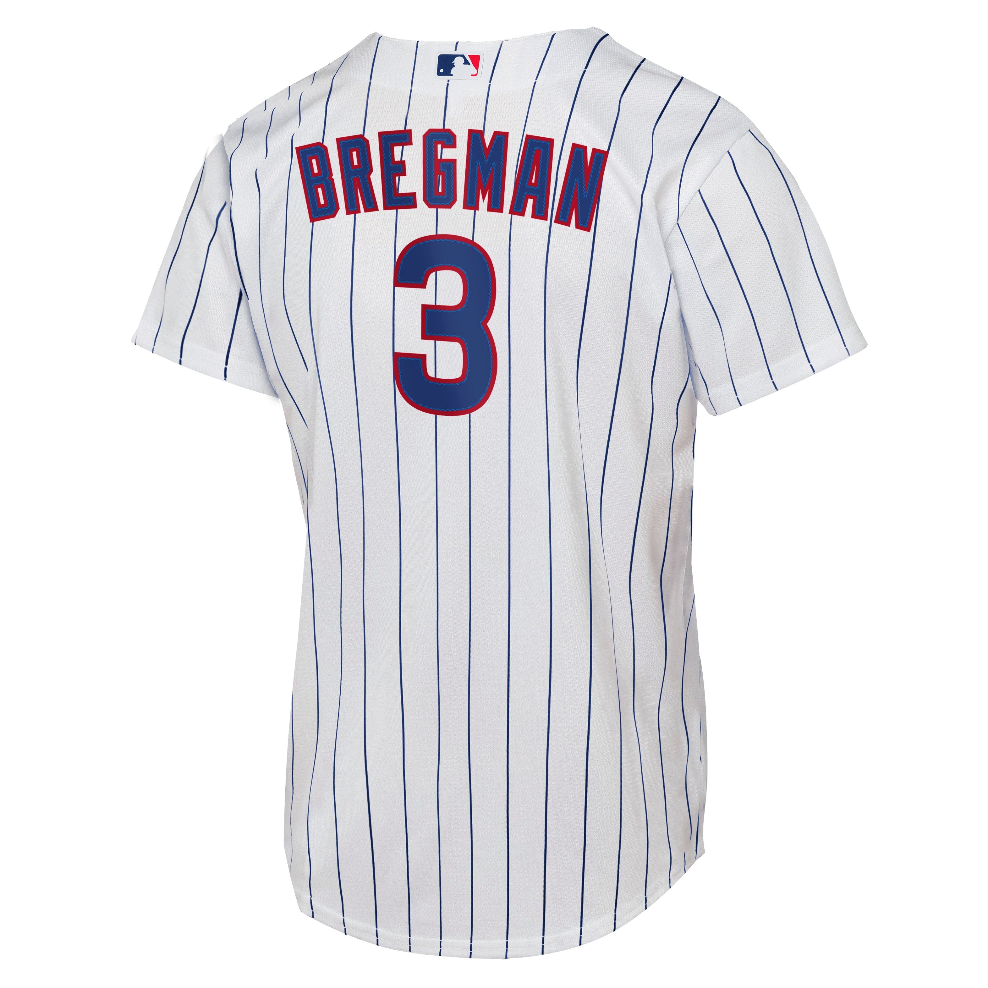 Youth Chicago Cubs Alex Bregman White Home Baseline Replica Jersey Official Team Jersey Sports Fan Apparel Official NFL Team Jersey Football Fan