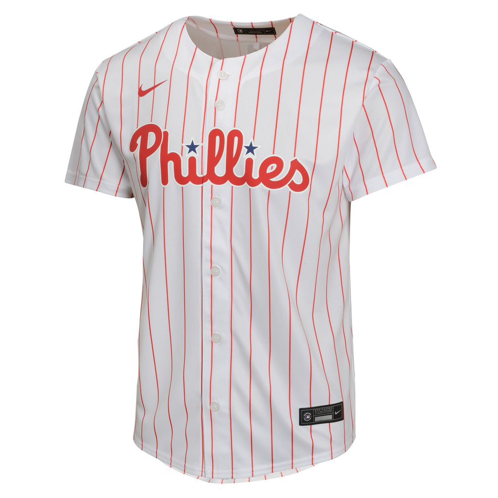 Youth Bryce Harper Philadelphia Phillies NIKE White Home Game Replica Jersey Official Team Jersey Sports Fan Apparel Official NFL Team Jersey