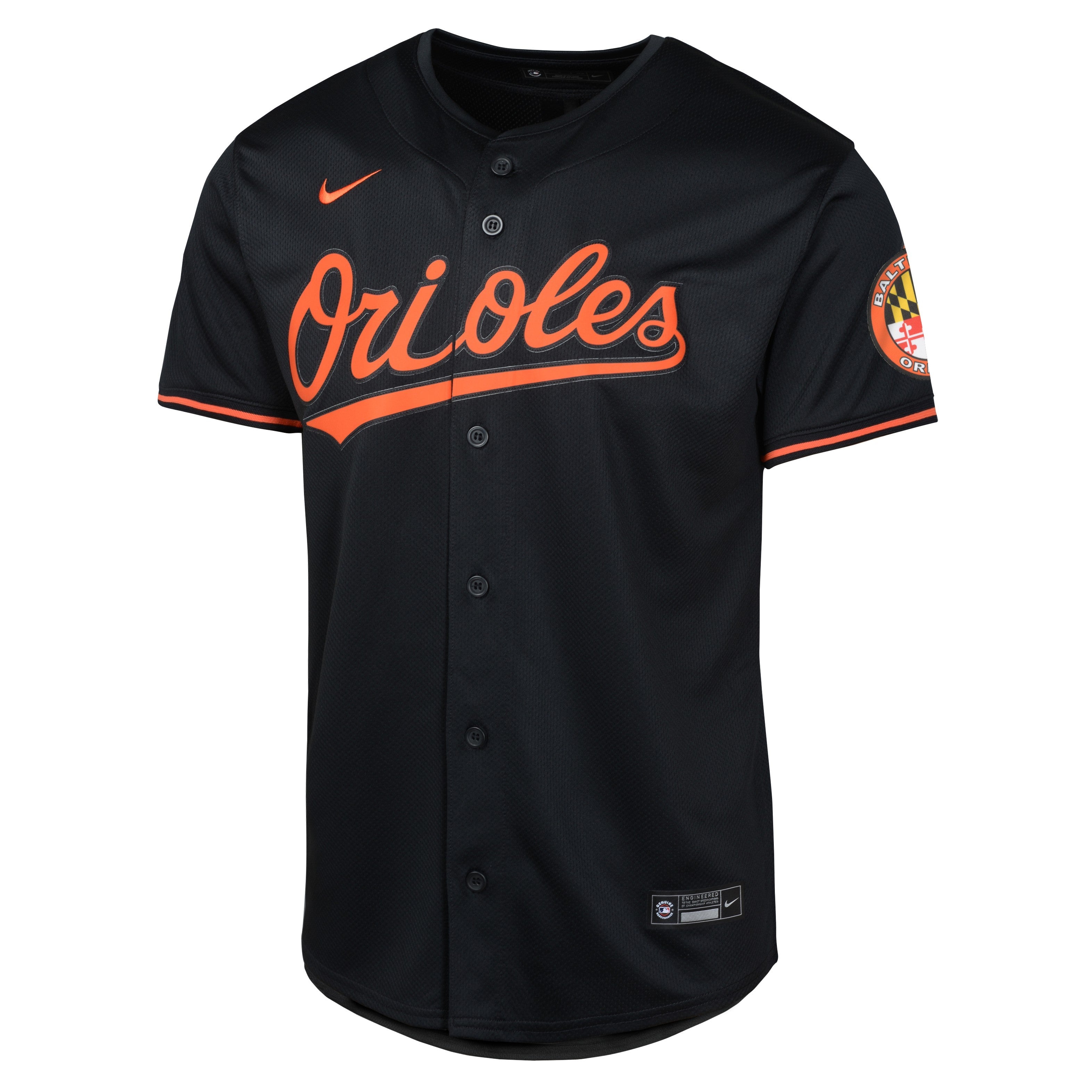 Youth Baltimore Orioles NIKE Black Alternate Limited Blank Replica Jersey Official Team Jersey Sports Fan Apparel Official NFL Team Jersey Football