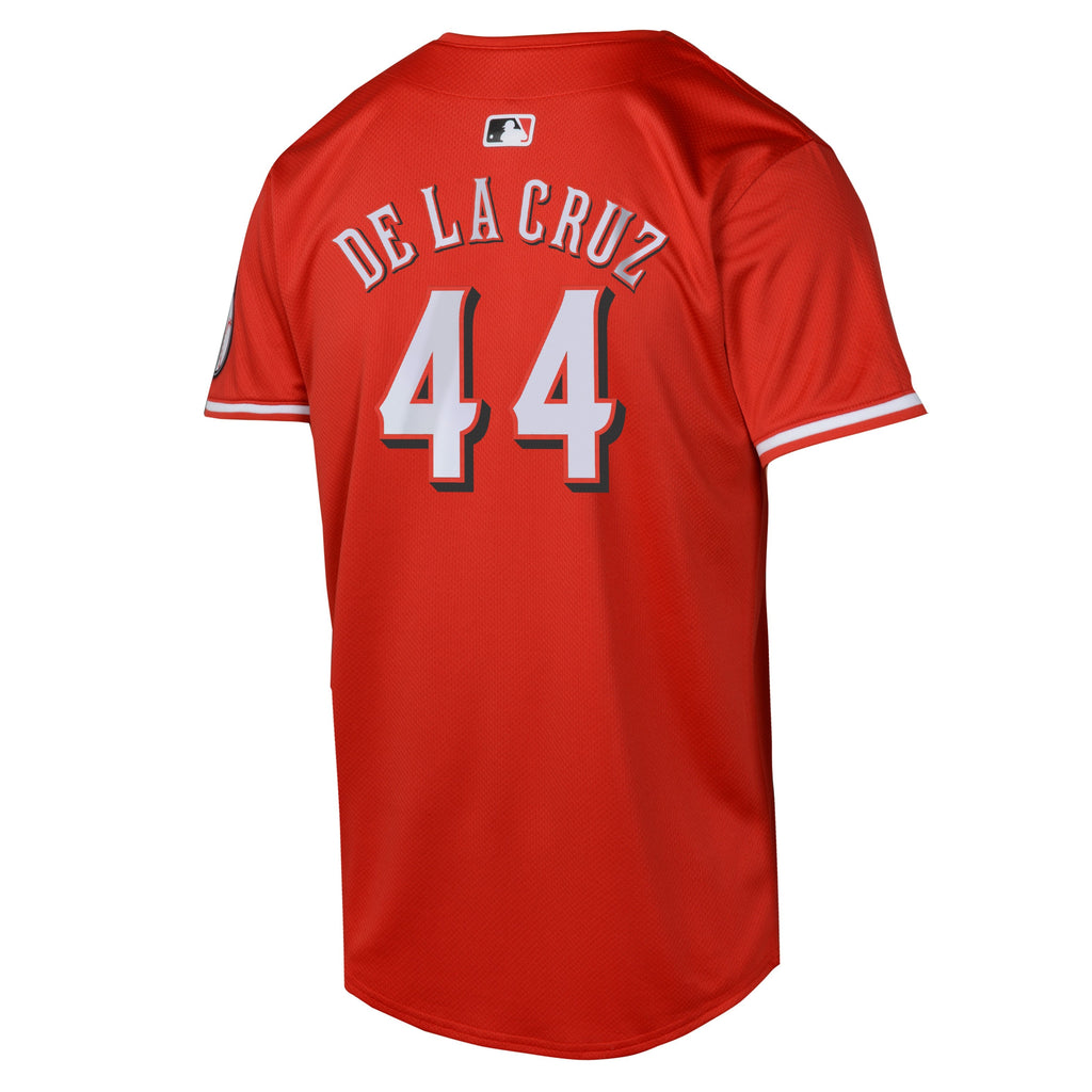 Youth Elly De La Cruz Cincinnati Reds NIKE Red Alternate Limited Replica Jersey Official Team Jersey Sports Fan Apparel Official NFL Team Jersey