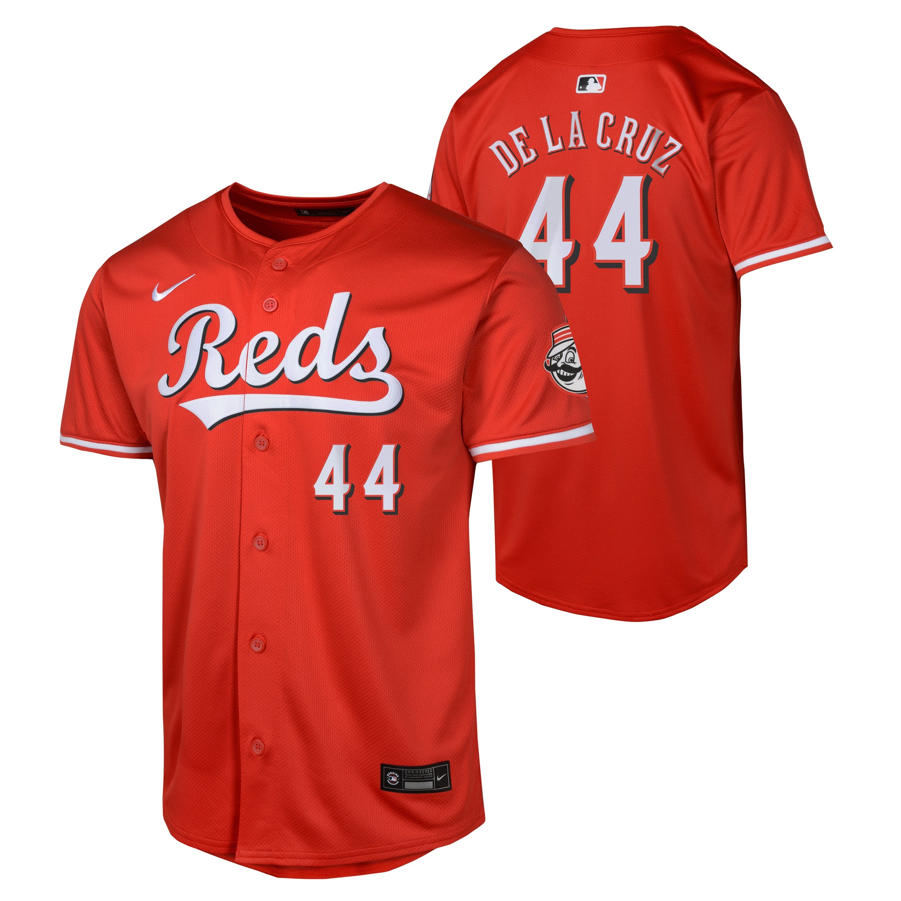 Youth Elly De La Cruz Cincinnati Reds NIKE Red Alternate Limited Replica Jersey Official Team Jersey Sports Fan Apparel Official NFL Team Jersey