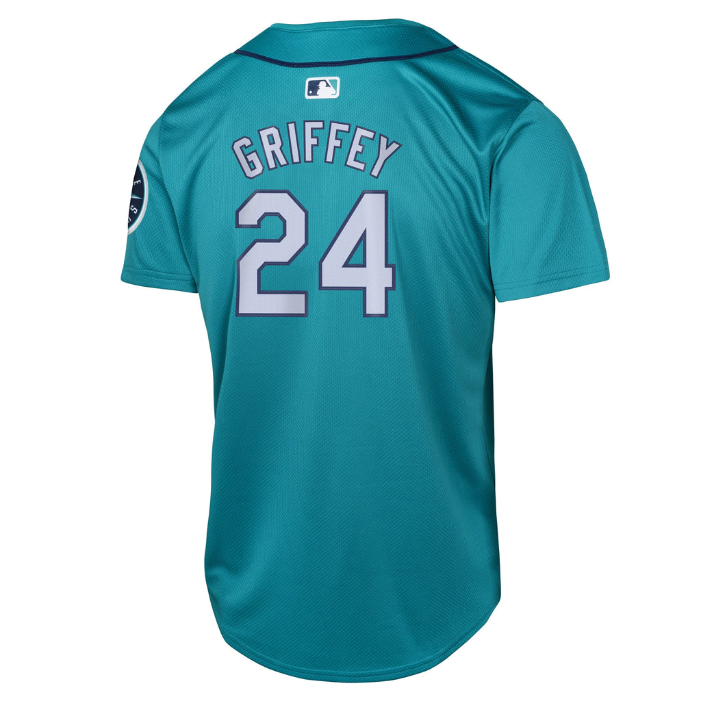 Youth Ken Griffey Jr Seattle Mariners NIKE Teal Alternate Limited Replica Jersey Official Team Jersey Sports Fan Apparel Official NFL Team Jersey