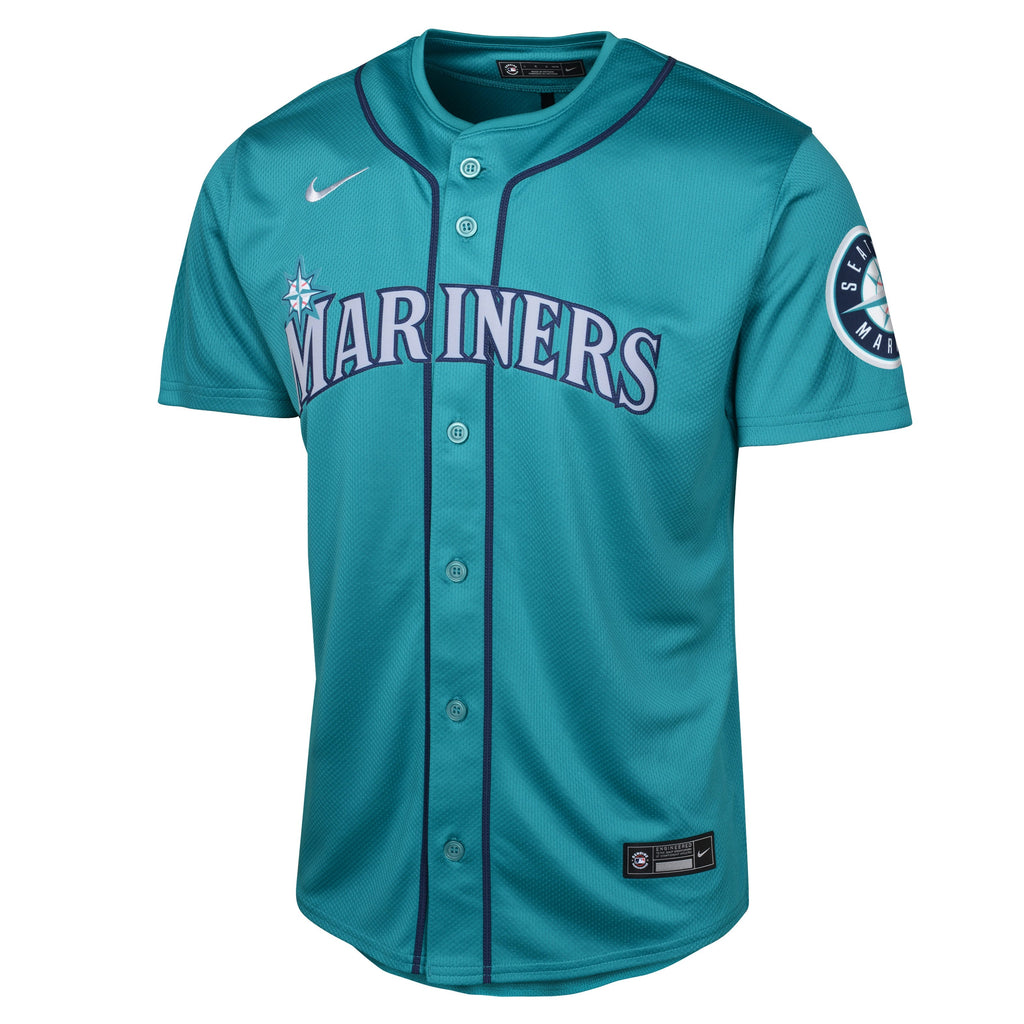 Youth Ken Griffey Jr Seattle Mariners NIKE Teal Alternate Limited Replica Jersey Official Team Jersey Sports Fan Apparel Official NFL Team Jersey
