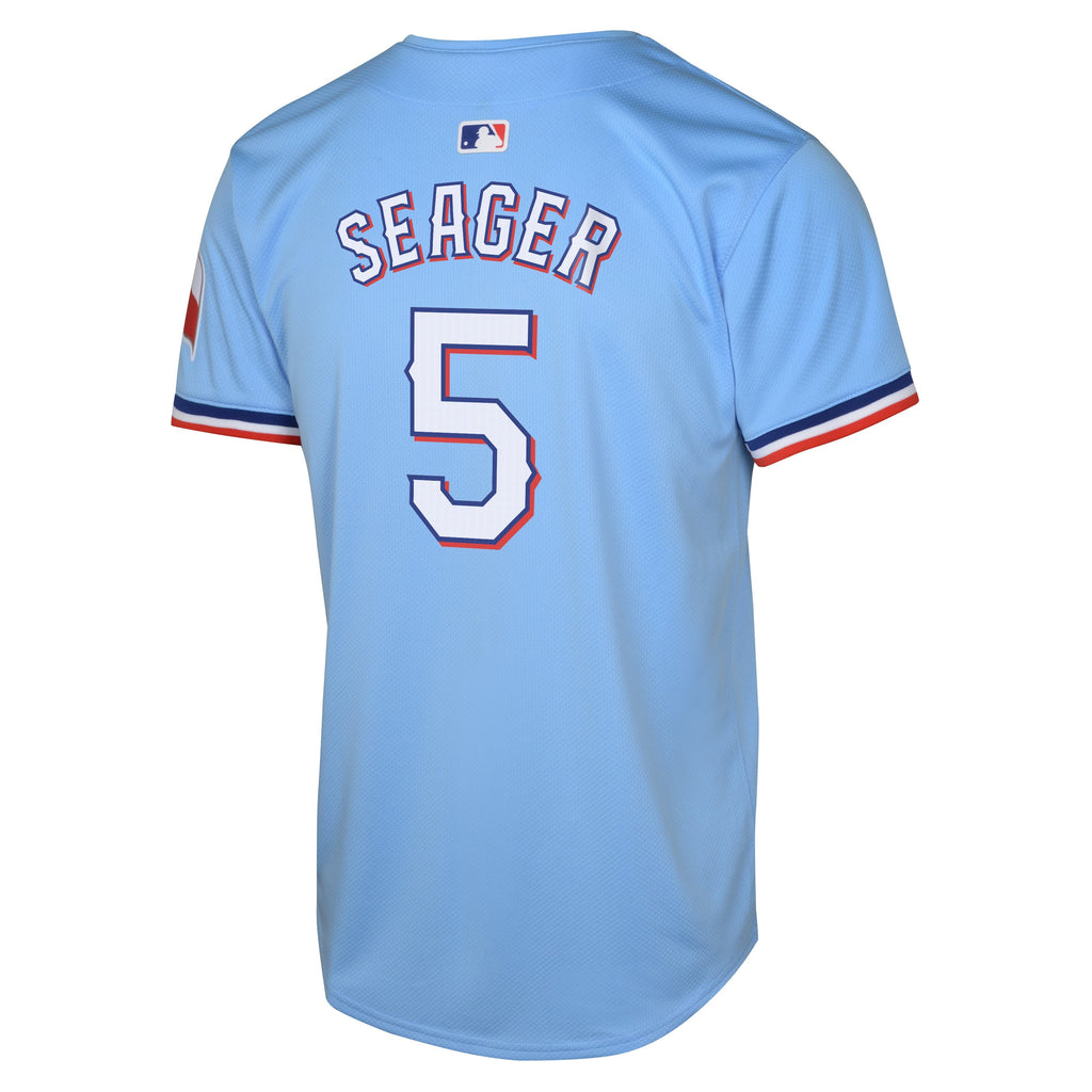 Youth Corey Seager Texas Rangers NIKE Blue Alternate Limited Replica Jersey Official Team Jersey Sports Fan Apparel Official NFL Team Jersey Football