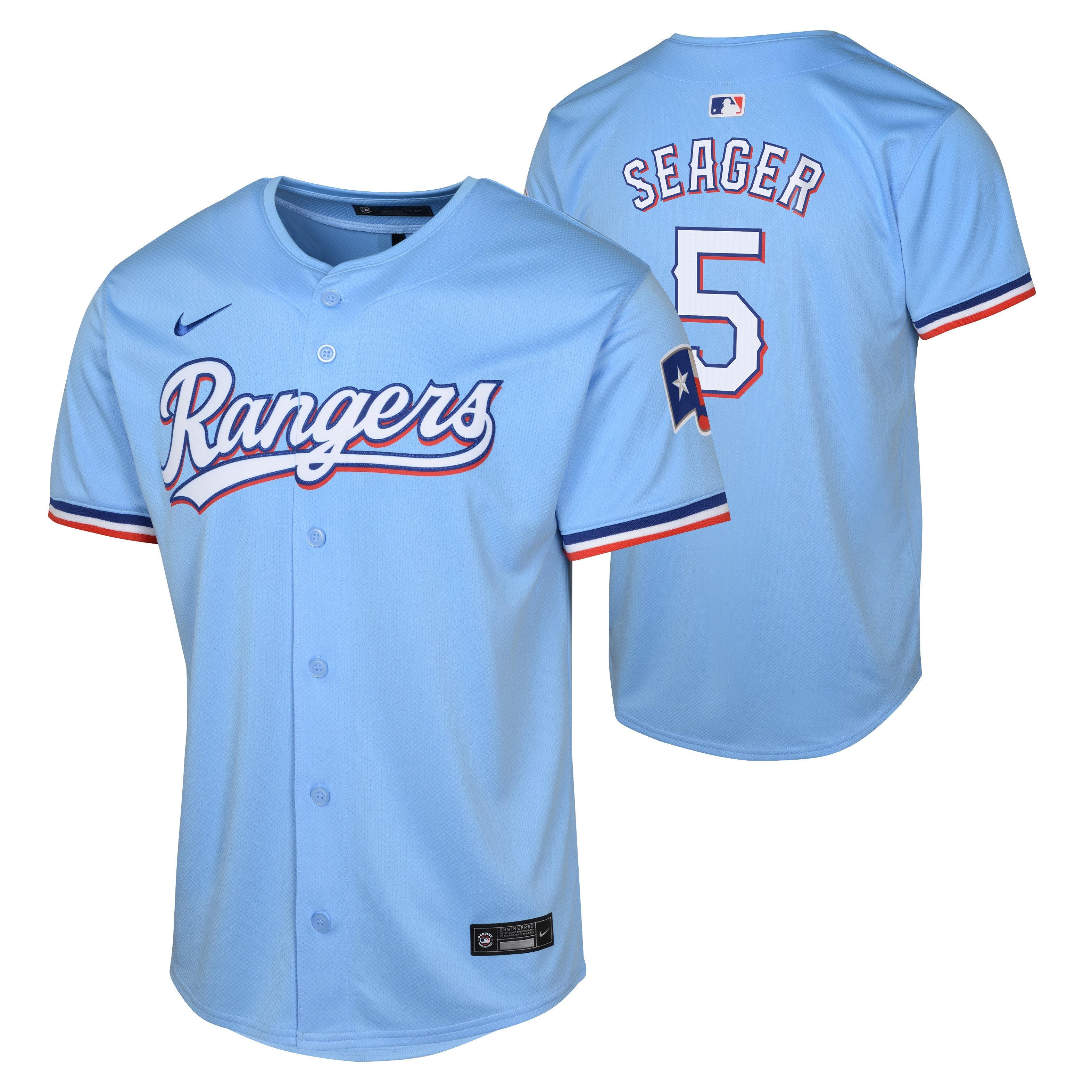 Youth Corey Seager Texas Rangers NIKE Blue Alternate Limited Replica Jersey Official Team Jersey Sports Fan Apparel Official NFL Team Jersey Football