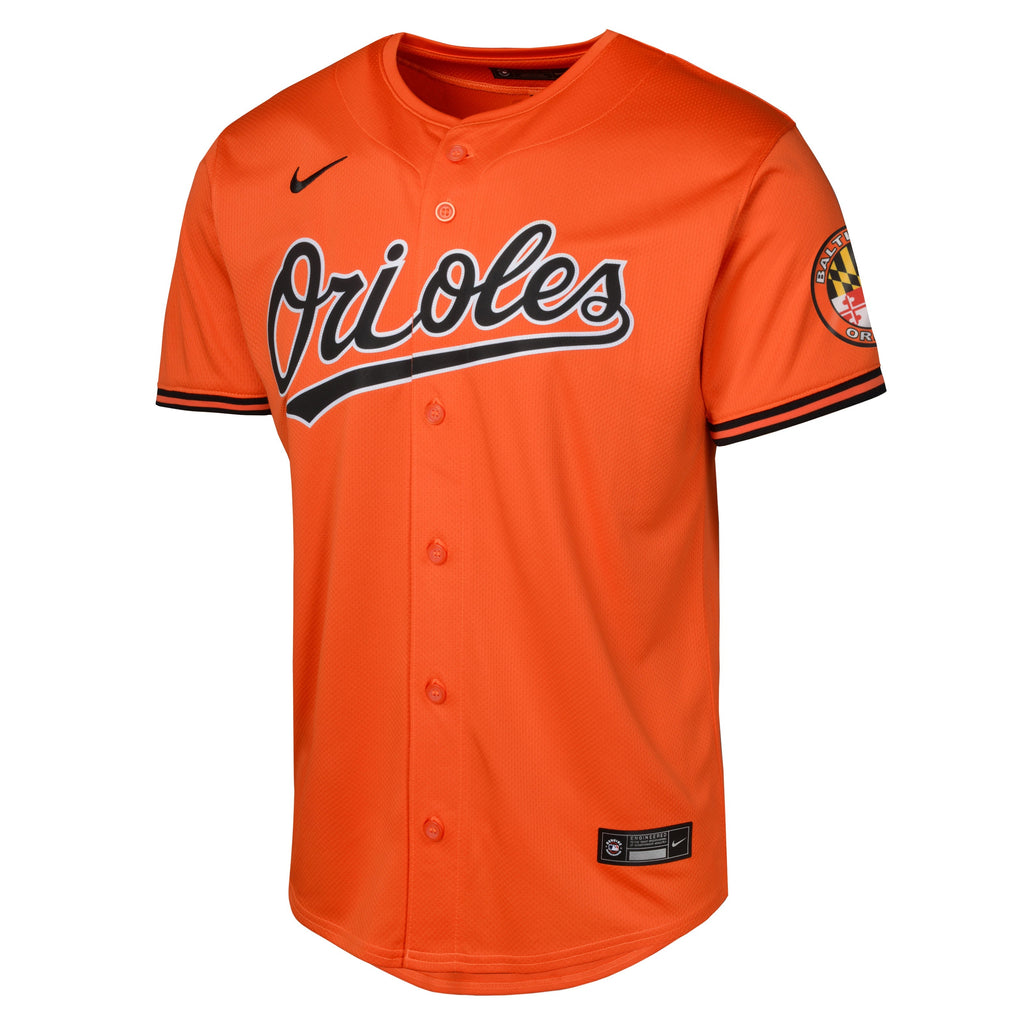 Youth Baltimore Orioles NIKE Orange Alternate Blank Limited Replica Jersey Official Team Jersey Sports Fan Apparel Official NFL Team Jersey Football