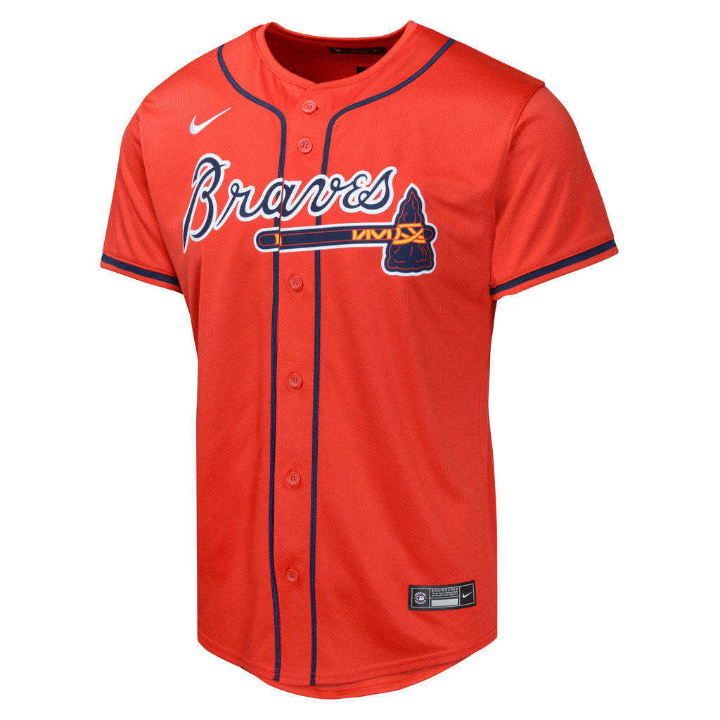 Youth Ronald Acuna Jr Atlanta Braves NIKE Red Alternate Limited Replica Jersey Official Team Jersey Sports Fan Apparel Official NFL Team Jersey