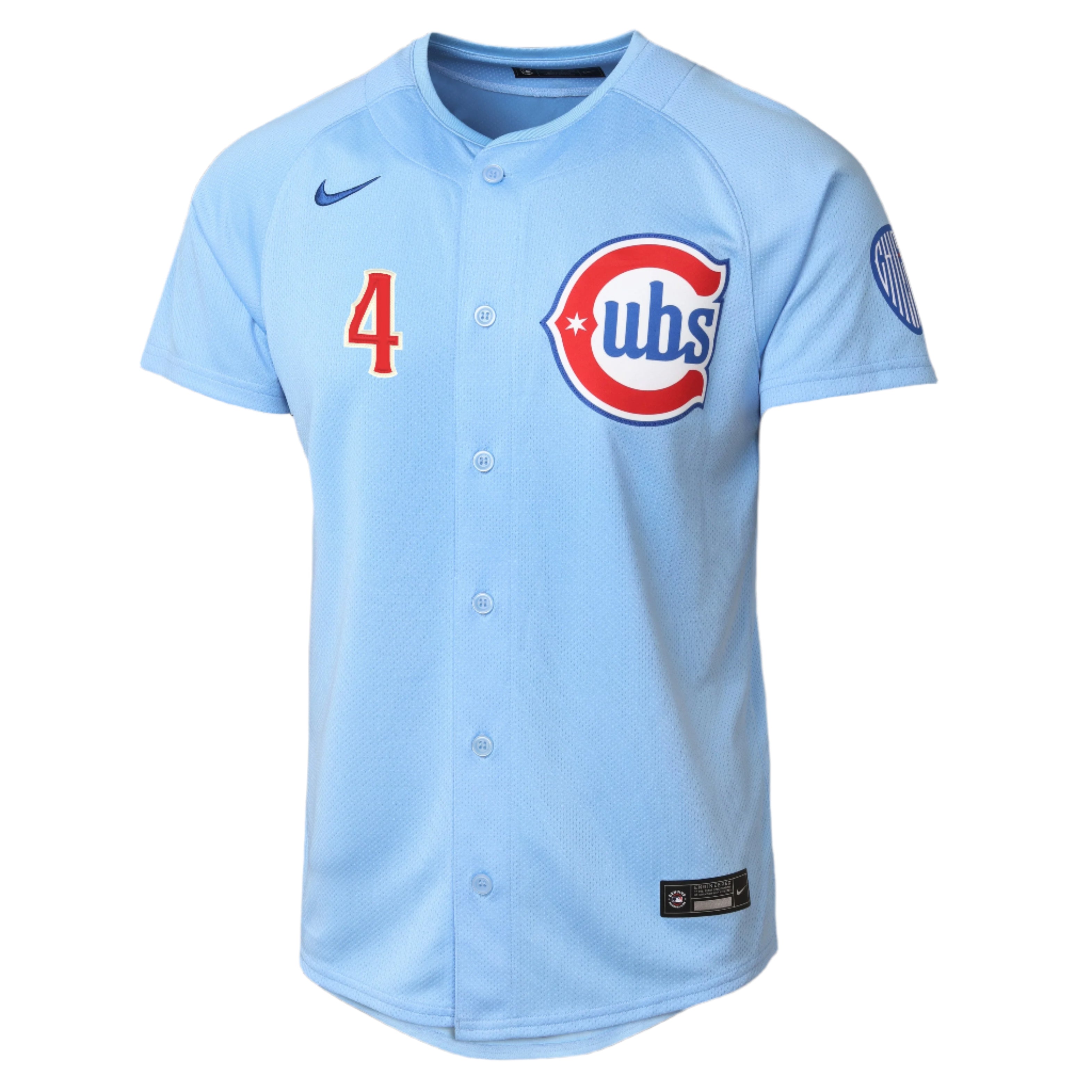 NIKE Youth Chicago Cubs Pete Crow-Armstrong Light Blue 2nd Alternate Limited Replica Jersey Official Team Jersey Sports Fan Apparel Official NFL Team