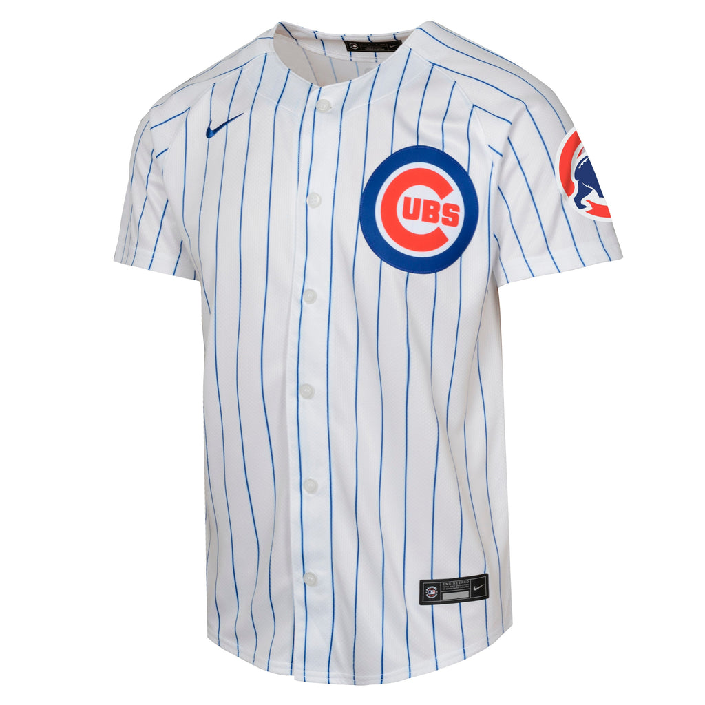 Youth Chicago Cubs Home White Nike Limited Blank Replica Jersey Official Team Jersey Sports Fan Apparel Official NFL Team Jersey Football Fan Apparel