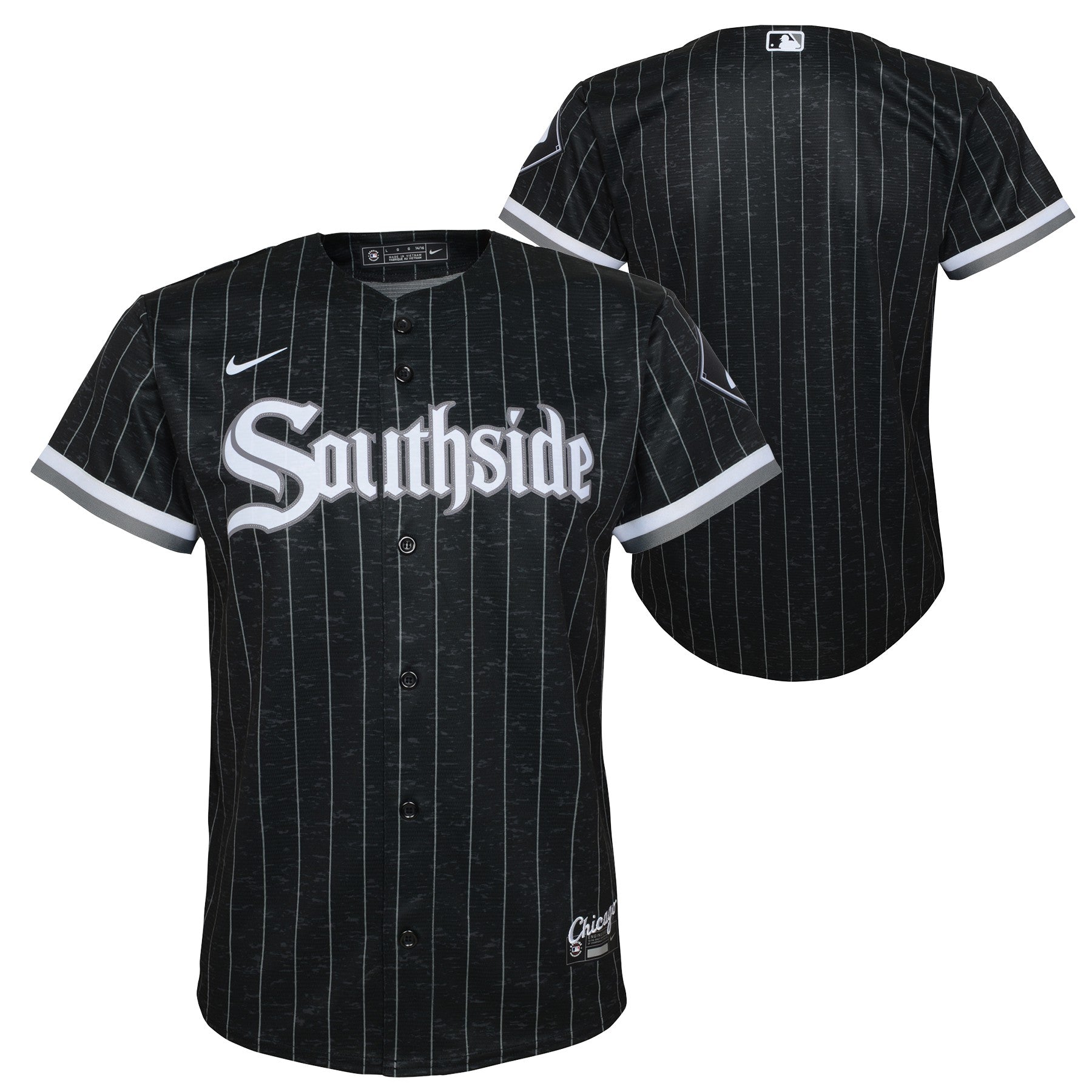 Youth Chicago White Sox Nike Black City Connect Replica Jersey Official Team Jersey Sports Fan Apparel Official NFL Team Jersey Football Fan Apparel