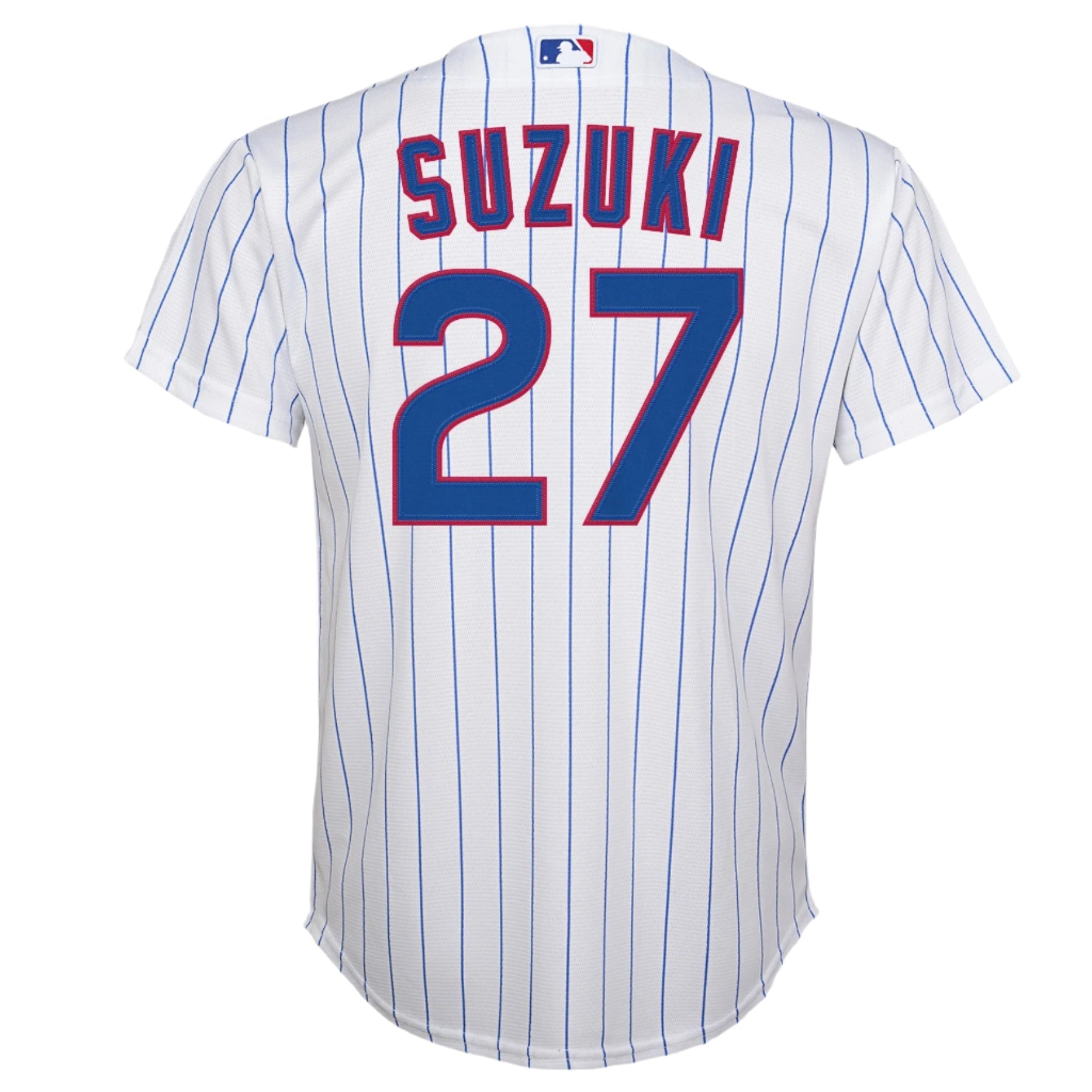 NIKE Youth Seiya Suzuki Chicago Cubs White Home Game Replica Jersey Official Team Jersey Sports Fan Apparel Official NFL Team Jersey Football Fan
