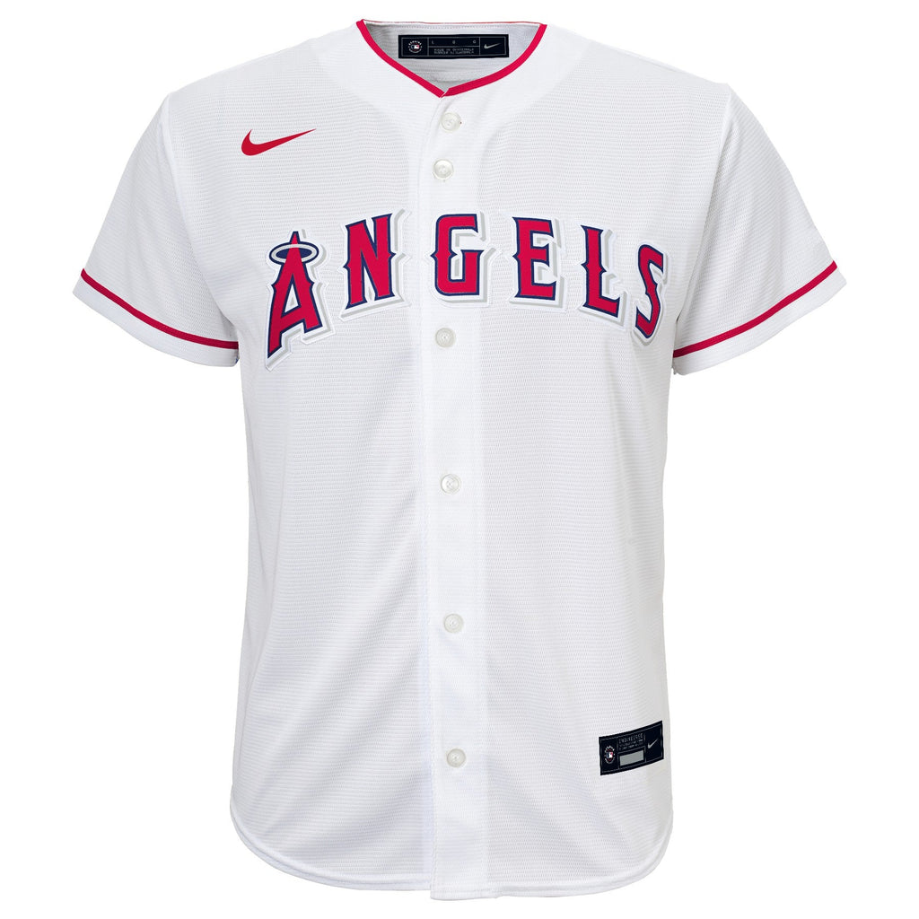 Youth Los Angeles Angels Mike Trout Nike White Home Replica Player Jersey Official Team Jersey Sports Fan Apparel Official NFL Team Jersey Football