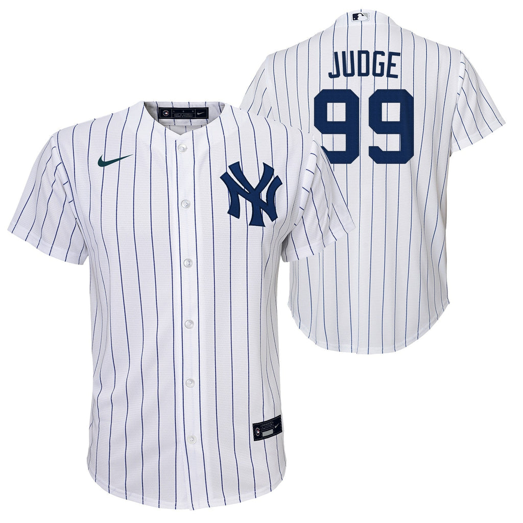 Youth Aaron Judge New York Yankees White Home Replica Player Jersey Official Team Jersey Sports Fan Apparel Official NFL Team Jersey Football Fan