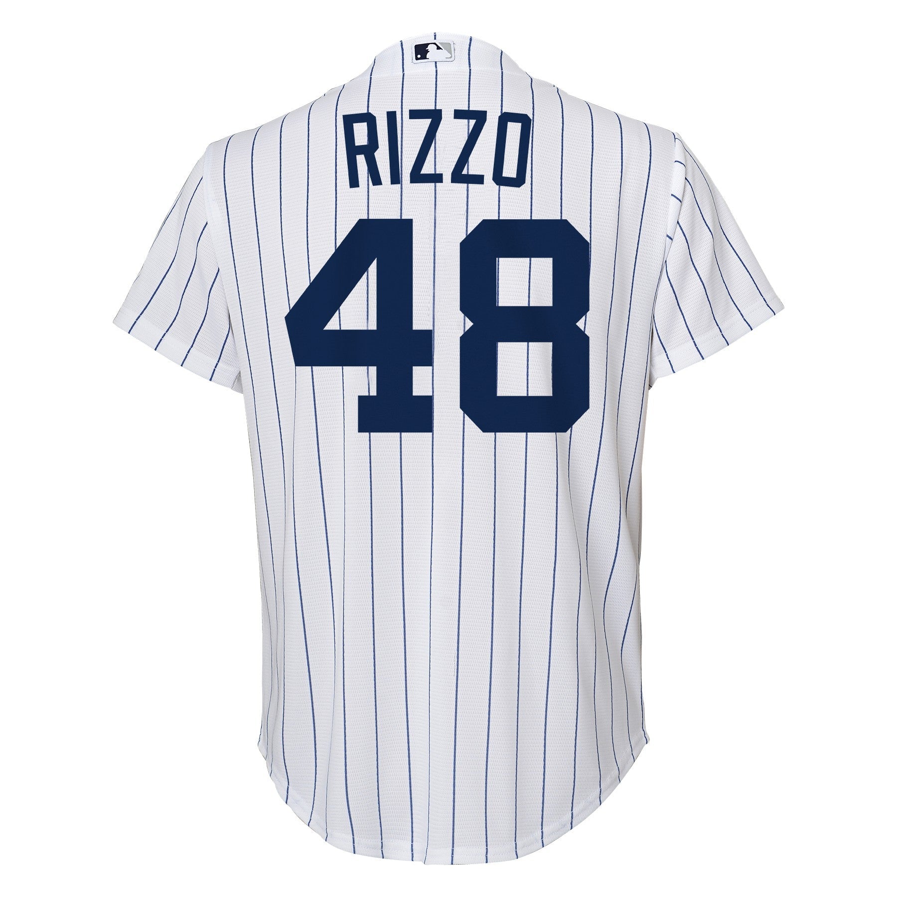 Youth Anthony Rizzo New York Yankees White Home Screen Print Game Replica Jersey Official Team Jersey Sports Fan Apparel Official NFL Team Jersey
