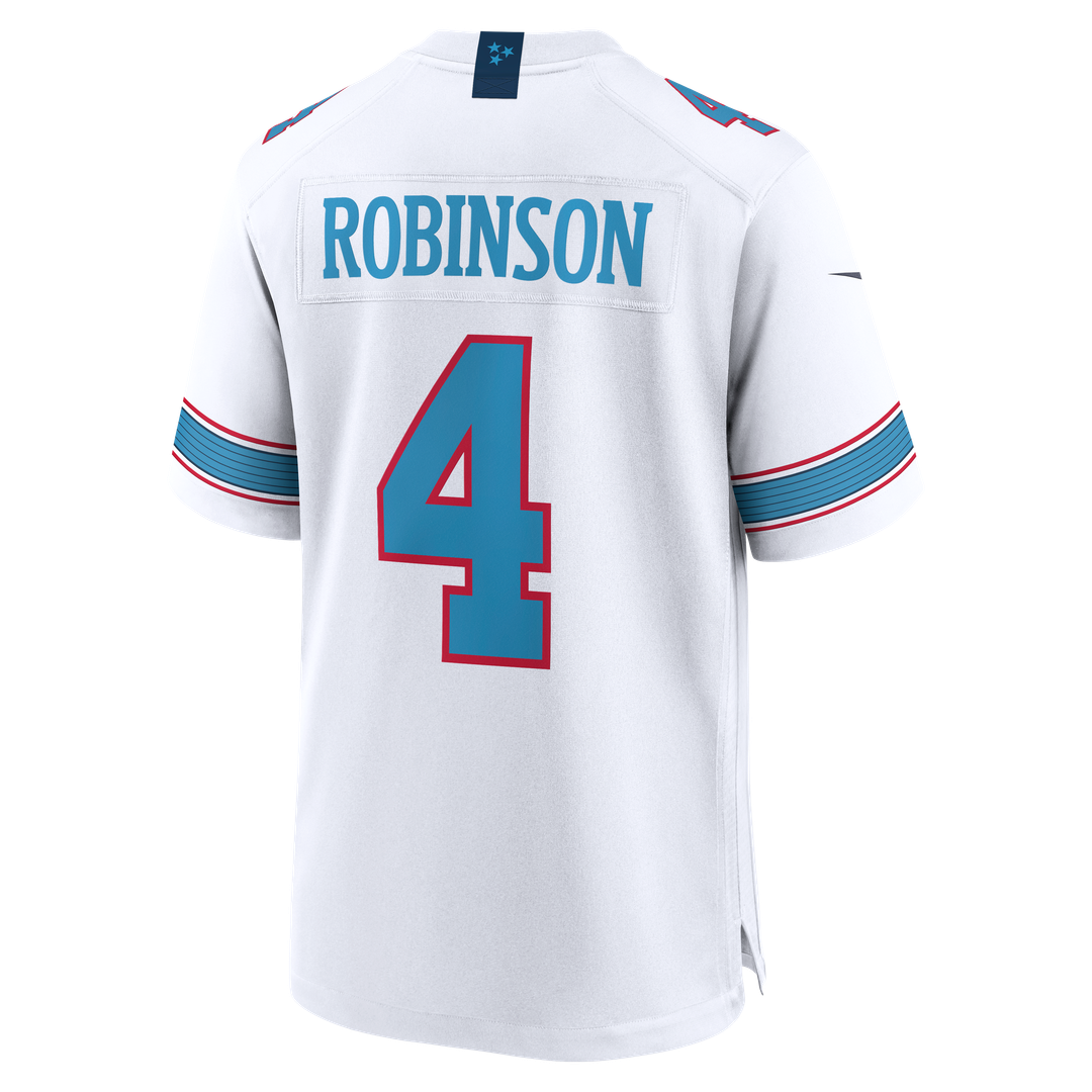 Wan'Dale Robinson Tennessee Titans Nike Game Jersey - White
