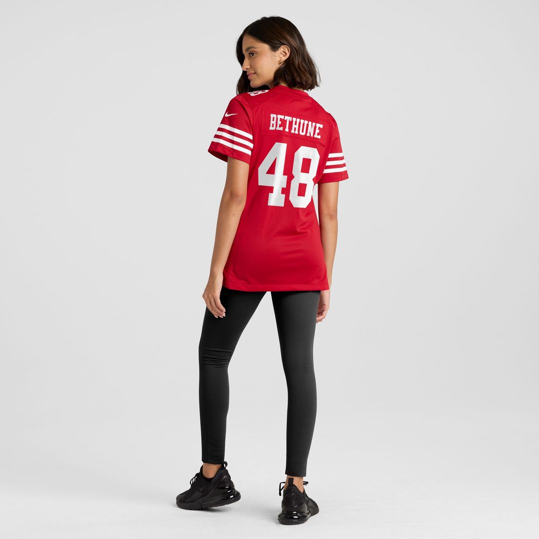 Tatum Bethune San Francisco 49ers Nike Women's Team Game Jersey -  Scarlet