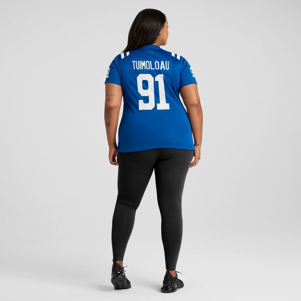 JT Tuimoloau Indianapolis Colts Nike Women's Team Game Jersey -  Royal