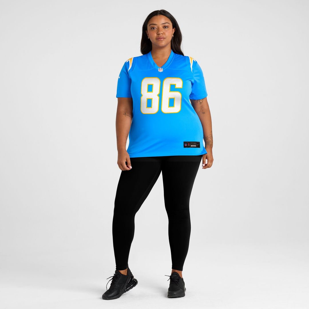 Oronde Gadsden Los Angeles Chargers Nike Women's Alternate Charger Power Game Jersey -  Gold