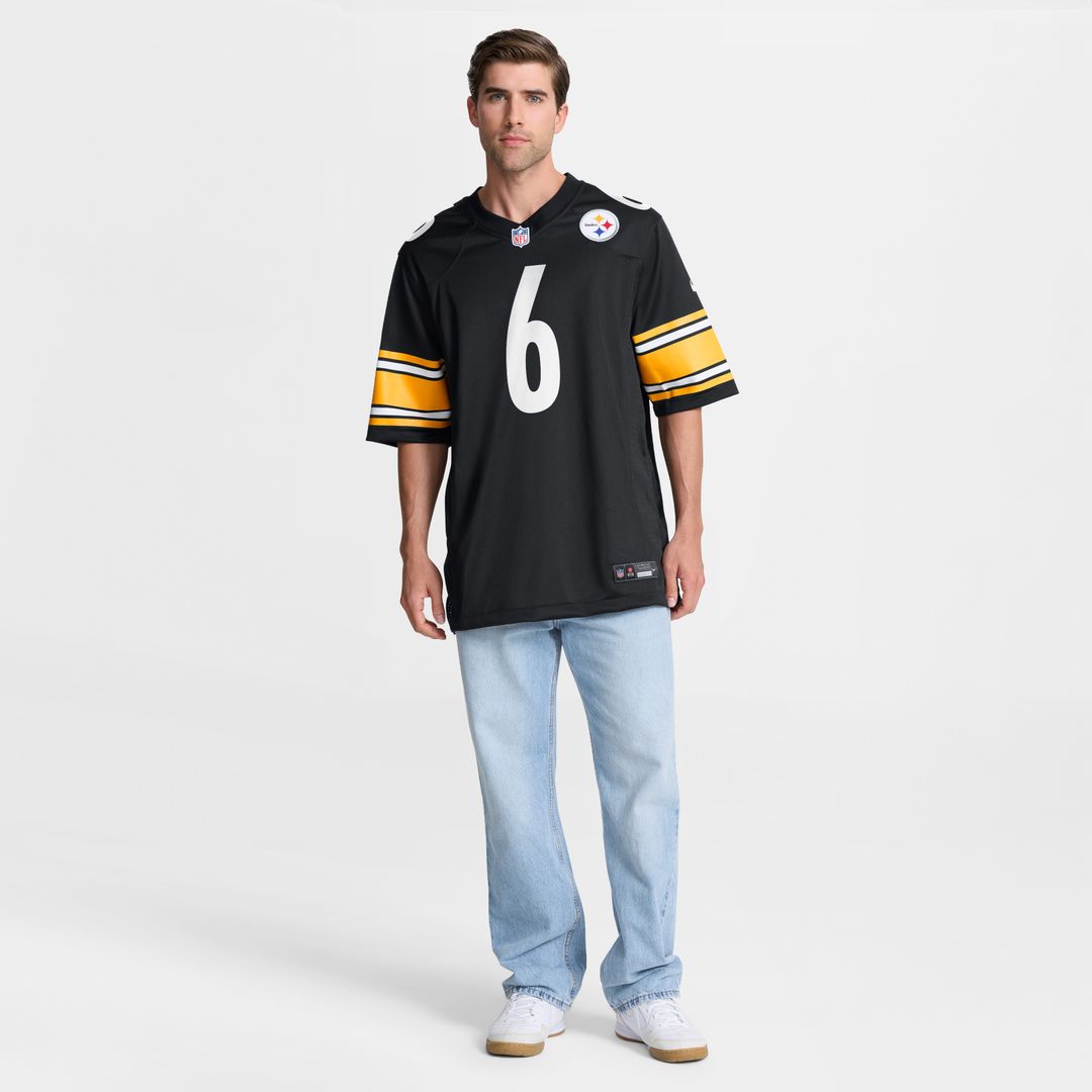 Patrick Queen Pittsburgh Steelers Nike  Game Jersey -  Black