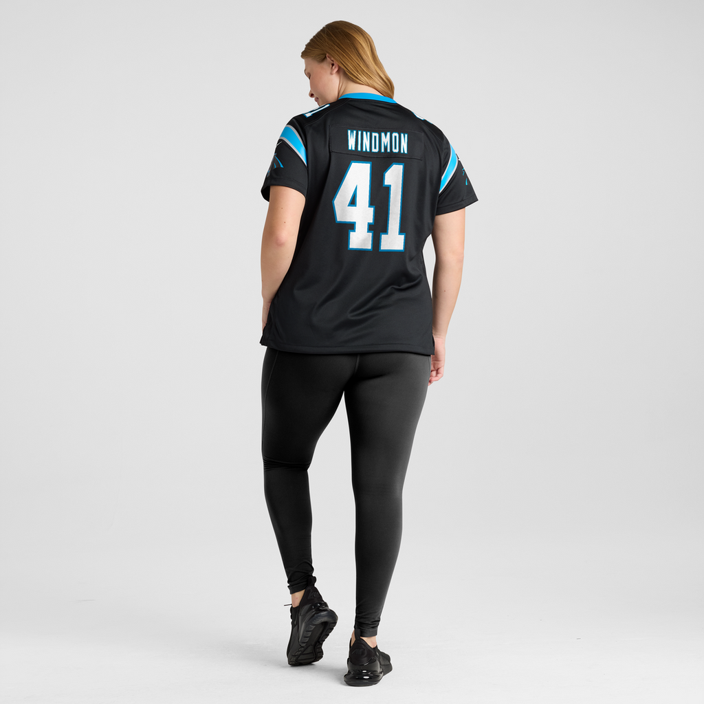 Jacoby Windmon Carolina Panthers Nike Women's Team Game Jersey -  Black