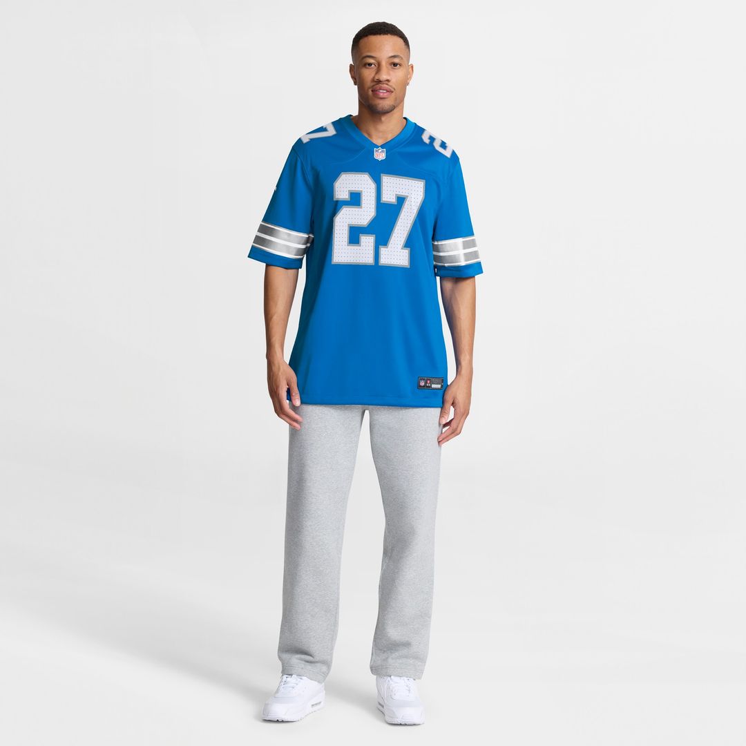 Christian Izien Detroit Lions Nike Team Game Jersey -  Blue