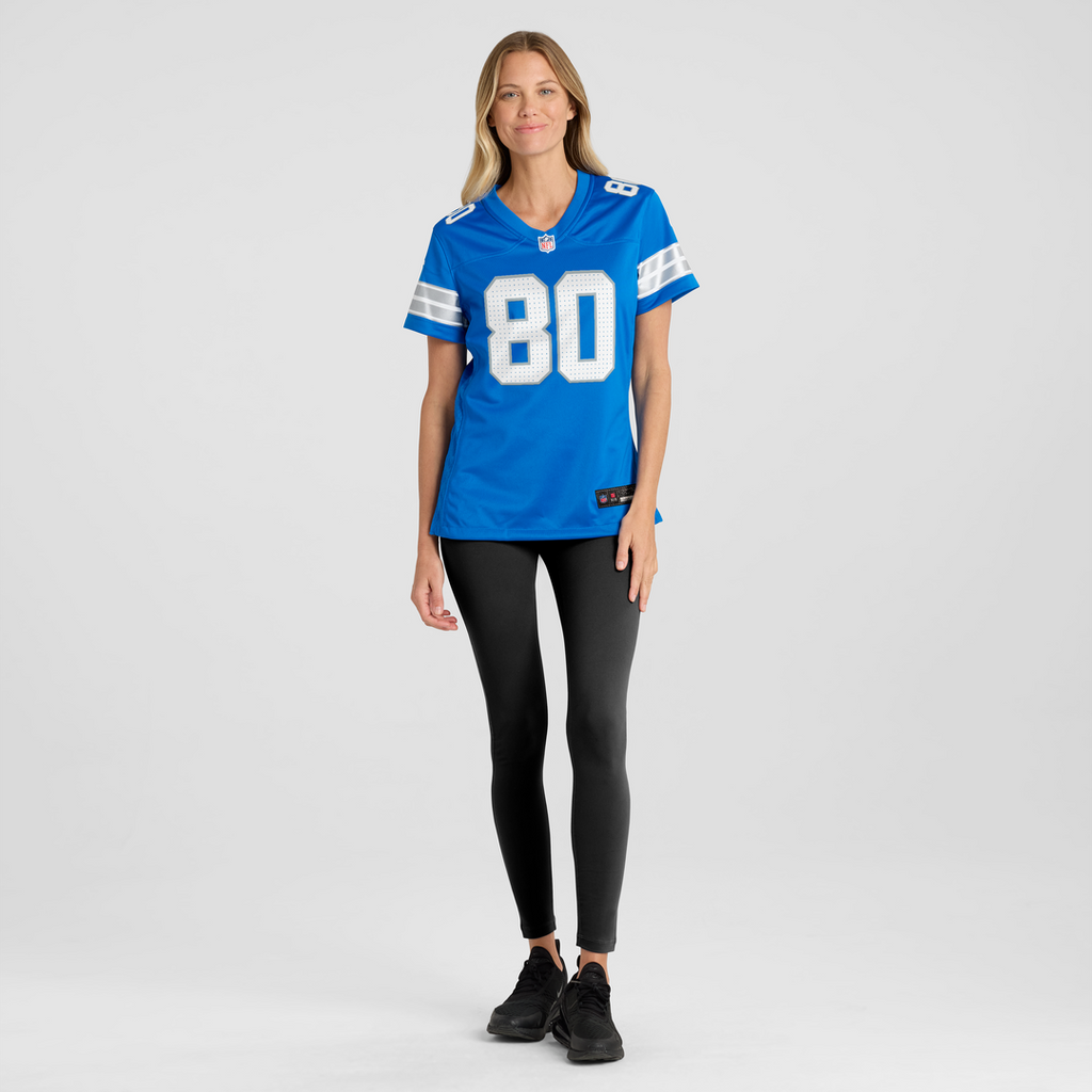 Malik Cunningham Detroit Lions Nike Women's Team Game Jersey -  Blue