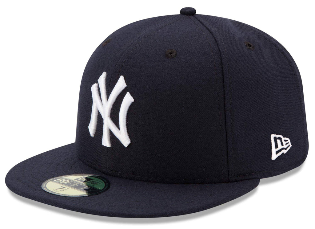 Men s New York Yankees New Era Navy Game Authentic Collection On-Field 59FIFTY Fitted Hat Official Team Hat Sports Fan Cap Official NFL Team Hat