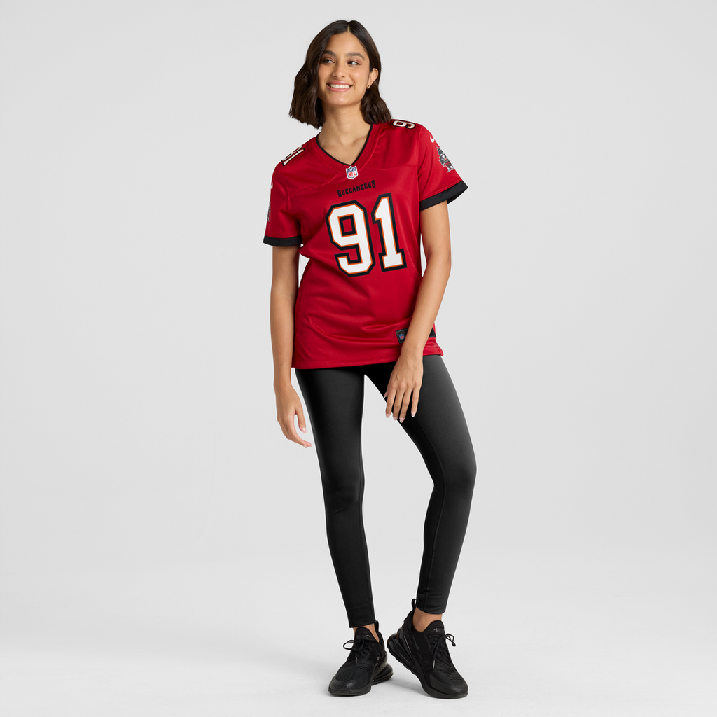 A'Shawn Robinson Tampa Bay Buccaneers Nike Women's Team Game Jersey - Red