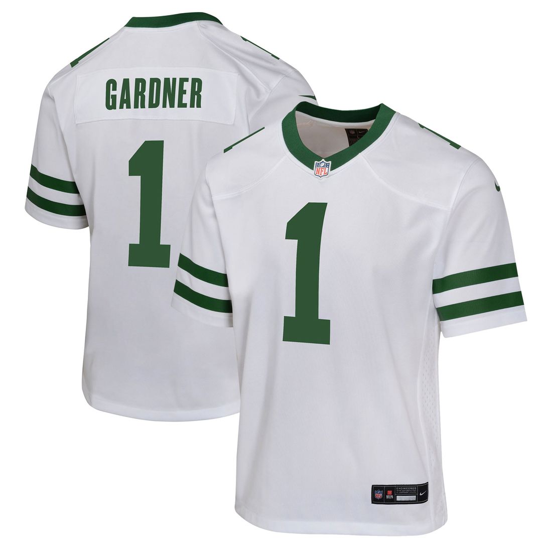 Ahmad Sauce Gardner New York Jets Nike Youth Game Jersey - Black