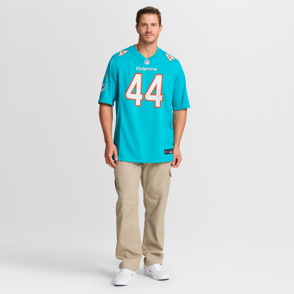 Chop Robinson Miami Dolphins Nike  Game Jersey -  Aqua